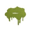 Set of 4 High Quality Wool Felt Coasters Spalish Water Insulation Pads Green