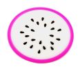 Set of 4 Durable Silicone Coasters Creative Round Shape Insulation Pads Fruit
