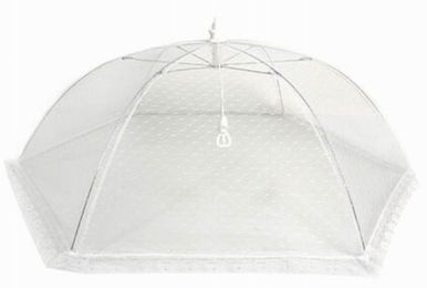 Practical Round Food Cover Foldable Plate Covers Food Umbrella