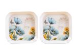 Home Breakfast/Fruits/Candies Container Tray 2 PCS