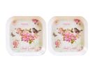 Melamine Tray Home Basics Serving Tray 15*15 CM 2PCs