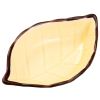 4 PCS Creative Dishes Multi-purpose Tableware Relish Dishes Leaves Yellow