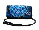 The New Chinese National Style Embroidery Canvas Messenger Bag Coin Purse [C]