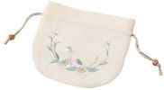 Drawstring Decorated Handbag Small Storage Bag Reusable Makeup Bag #02