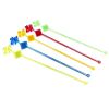 50 Pcs Flowers Cocktail Picks Party Supply Stirring Sticks Bartend Milk Coffee