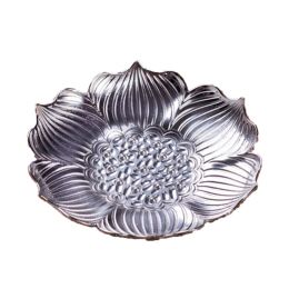 Zine-alloy Metal Lotus Flower Shape Drink Coaster Tea Cup Coaster