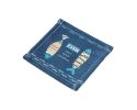 2 Pieces Of Creative Cotton Cloth BLUE Color Of Fish Pattern Coasters