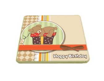 2 Pieces Of ""B"" Models Creative Fashion Cute Cartoon Coasters