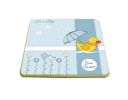 2 Pieces Of ""E"" Models Creative Fashion Cute Cartoon Coasters