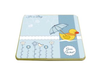 2 Pieces Of ""E"" Models Creative Fashion Cute Cartoon Coasters