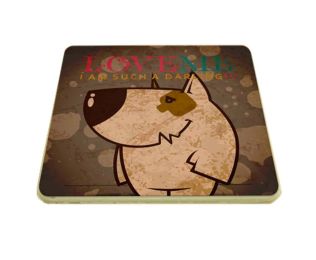2 Pieces Of ""A"" Models Retro Cartoon Creative Adiabatic Coasters