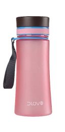 Colorful Plastic Sport Lovers High Capacity Tea Water Space Cup Bottle,PINK