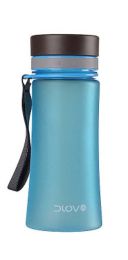 Colorful Plastic Sport Lovers High Capacity Tea Water Space Cup Bottle,azur