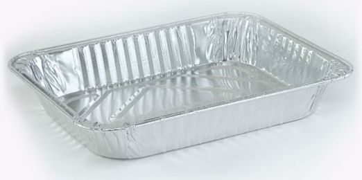 Aluminum 1/2 Size Medium Deep Pan - Nicole Home Collection Case Pack 100
