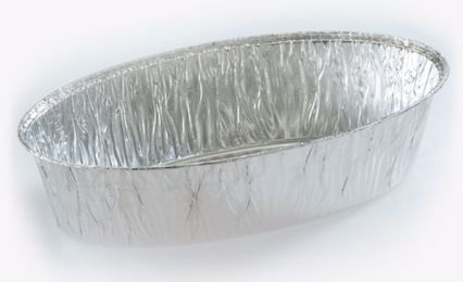 Aluminum 3 lb. Large Oval Pan - Nicole Home Collection Case Pack 200