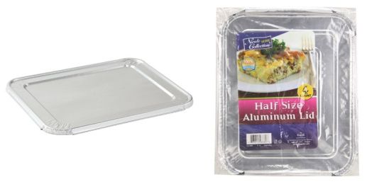 Half Size Aluminum Lid - 4-Packs - Nicole Home Collection Case Pack 20